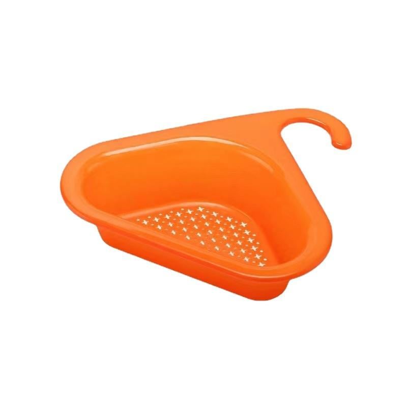 Дуршлаг угловой на раковину Лебедь пластик 22х23х6 см Оранжевый (KG-11530) Дуршлаг угловой на раковину Лебедь пластик 22х23х6 см Оранжевый (KG-11530)