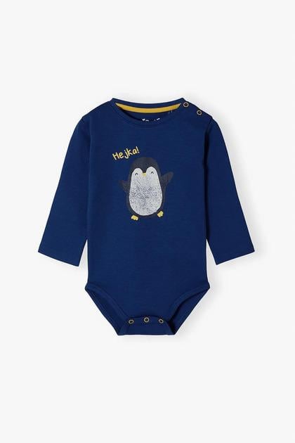 Боди 5.10.15 Kids 5T4317 Пингвин 62 см Синий