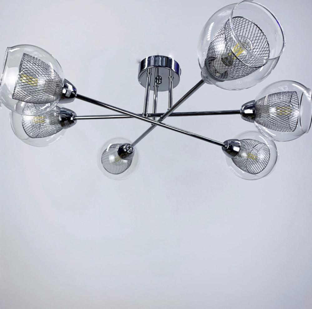 Люстра потолочная Light House LNF-17392/6 CR CL Хром