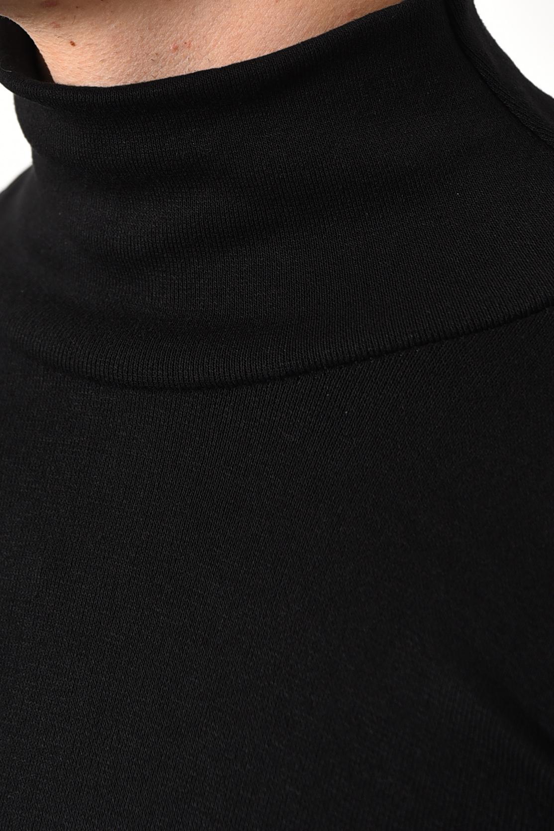 Гольф чоловічий на флісі L Чорний (171888) - фото 4 Гольф чоловічий на флісі L Чорний (171888) - фото 4