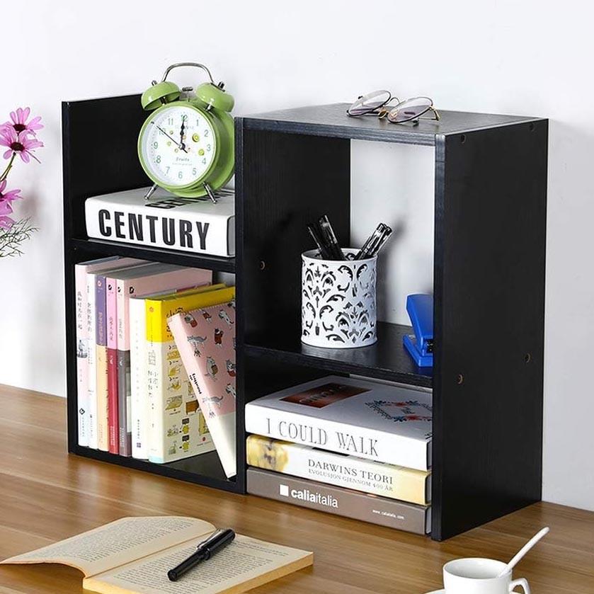 Полка книжная настольная из дерева Юмия Венге (КПА-034312)