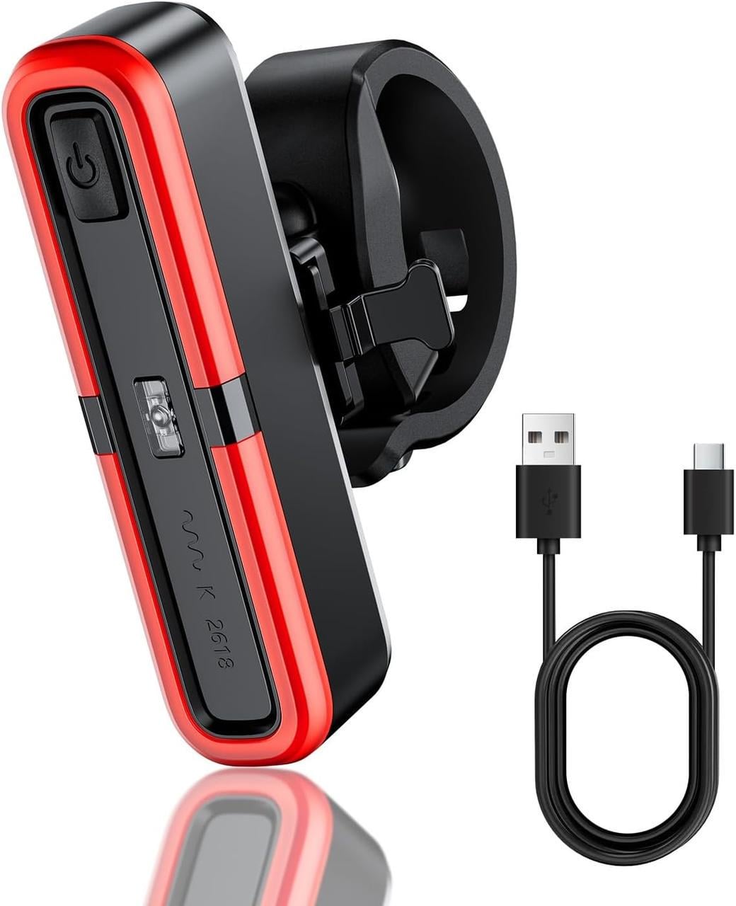 Ліхтар задній велосипедний OnMeto USB-C зі стоп-сигналом StVZO IPX5 акумуляторний для велосипеда та електровелосипеда (3208668853) Ліхтар задній велосипедний OnMeto USB-C зі стоп-сигналом StVZO IPX5 акумуляторний для велосипеда та електровелосипеда (3208668853)