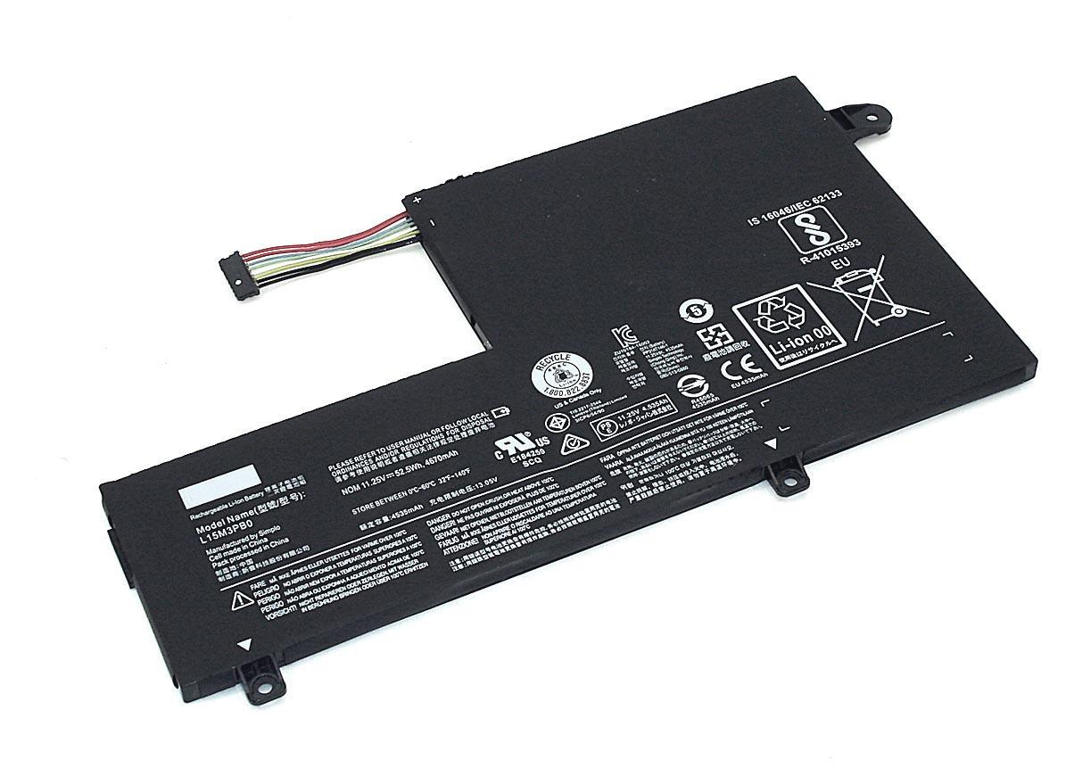Аккумулятор для ноутбука Lenovo L15M3PB0 IdeaPad 320S-14IKB 11.25V Black 4670mAh OEM