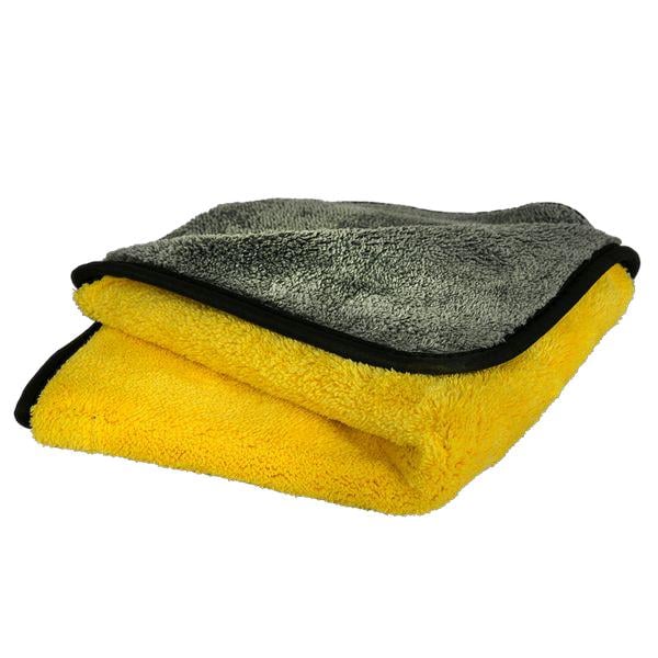 Рушник Chemical Guys 2-Faced Soft Touch Microfiber Towel 40х40 см Сіро-жовтий