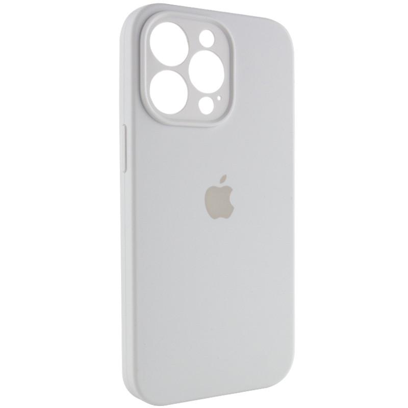 Противоударный чехол Silicone Case Full Camera Protective AA для Apple iPhone 13 Pro 6.1" Белый/White - фото 2