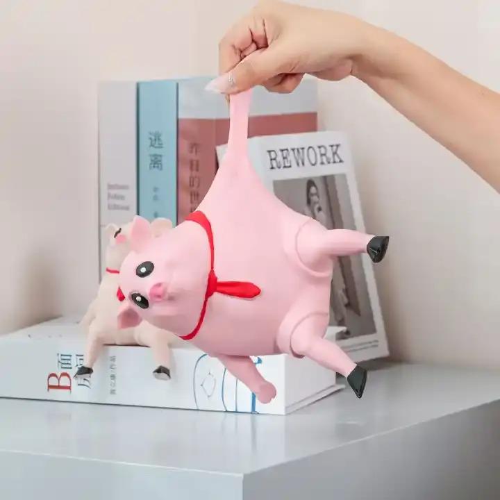 Игрушка-антистресс сквиш Pig 50 см Pink (784779949) - фото 6