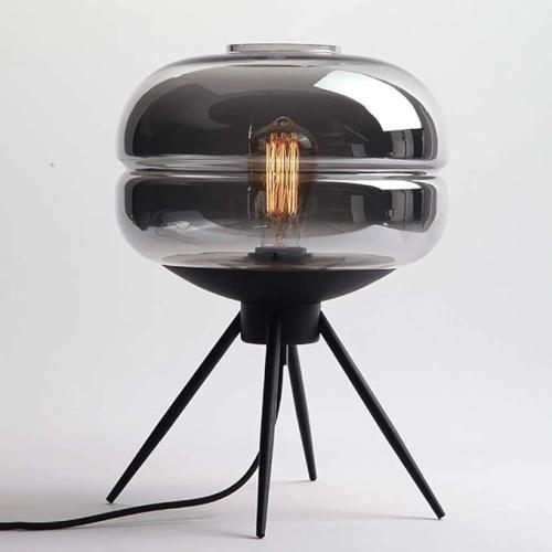 Настольная лампа Sirius с рельефным плафоном Е27 IP20 WH-MBT-17 Серый (28689787)