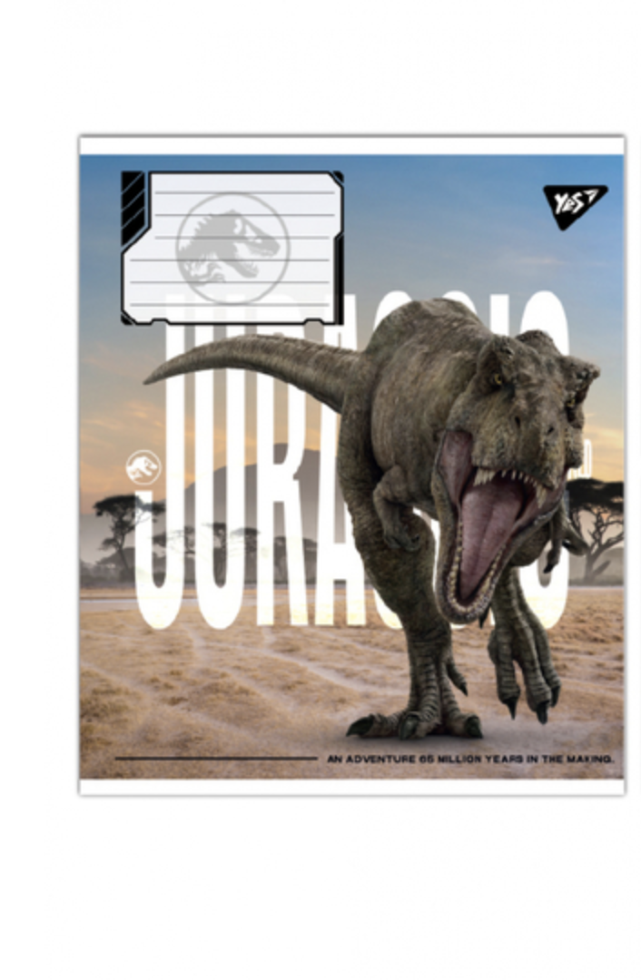 Тетрадь ученическая YES JURASSIC WORLD ALIVE А5/18 лин. (767681)