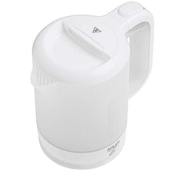 Электрочайник дорожный Adler AD 1381 900W 0,5 л 2 чашки/ложка White (AD1381) - фото 3 Электрочайник дорожный Adler AD 1381 900W 0,5 л 2 чашки/ложка White (AD1381) - фото 3