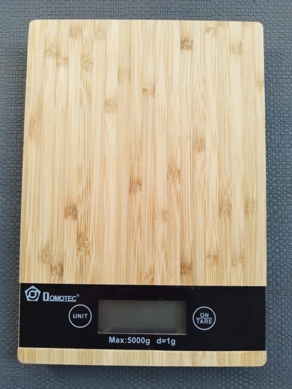 Весы кухонные электронные Domotec MS-A Wood
