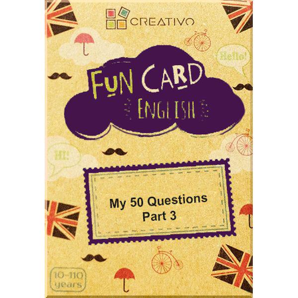 Книга "Fun Card English My 50 Questions Part 3" CREATIVO (ISBN:9788366122369)