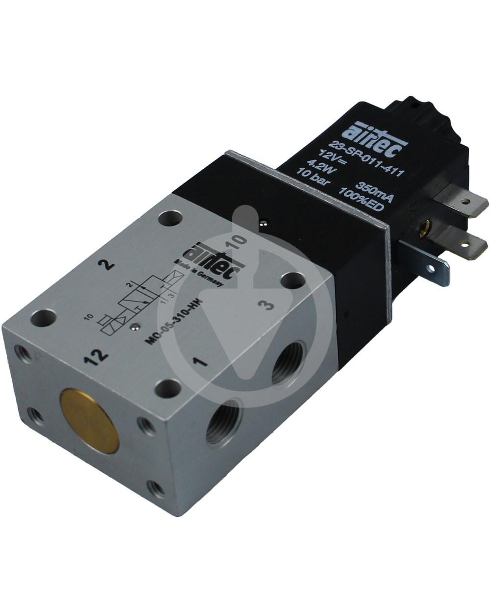 Клапан пневматический 12В 3/2"-1/8" компрессора PUTZMEISTER (25335684)