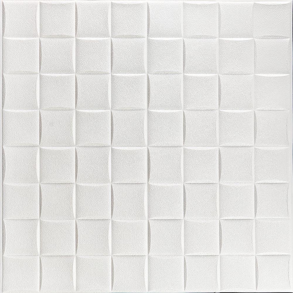 3D-панель самоклеющаяся настенно-потолочная Sticker Wall Плетение 700х700х8 мм (SW-00000189) - фото 3 3D-панель самоклеющаяся настенно-потолочная Sticker Wall Плетение 700х700х8 мм (SW-00000189) - фото 3