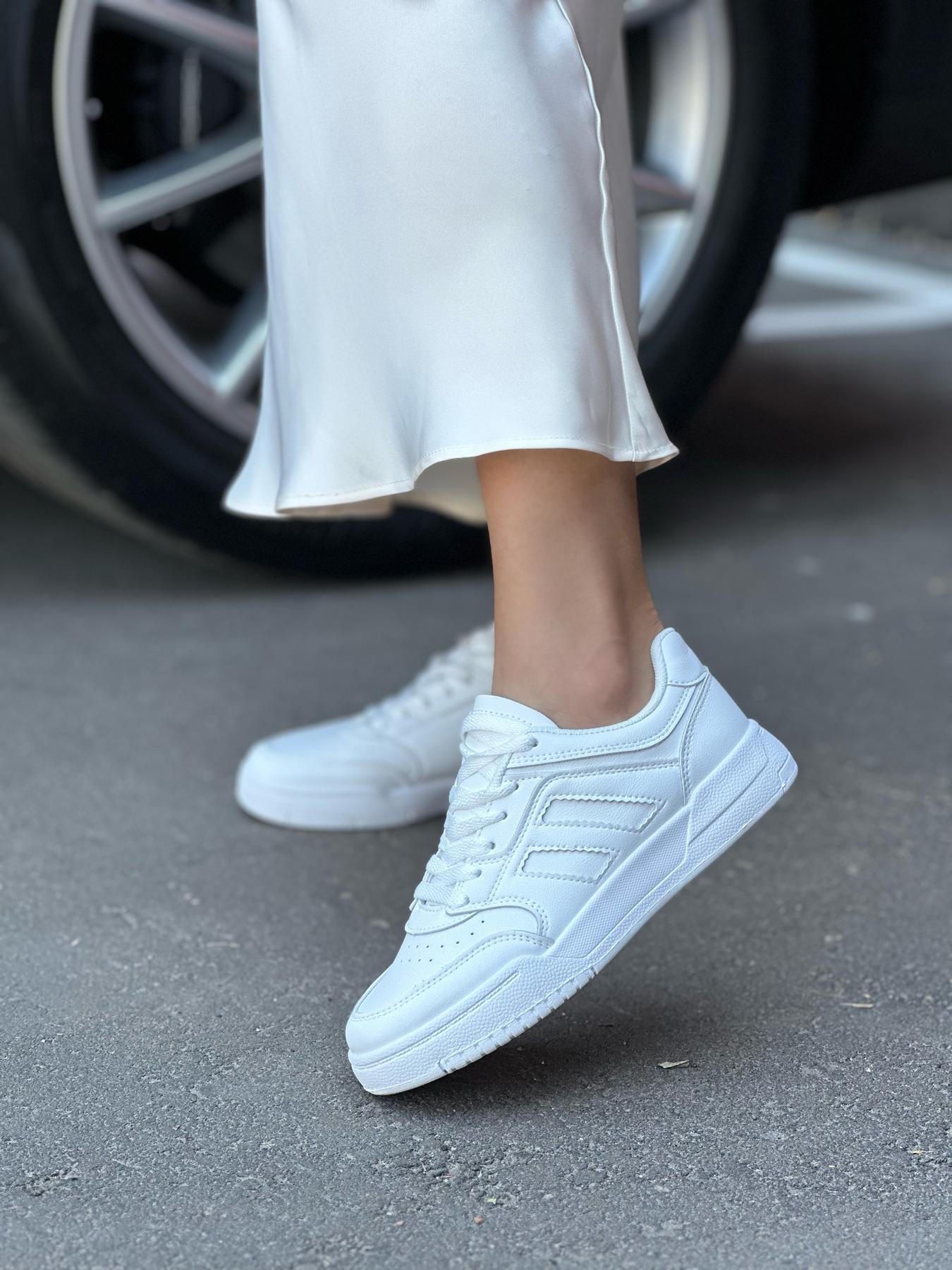 Кеди жіночі прес-шкіра р. 39 Білий (10381448) Кеди жіночі прес-шкіра р. 39 Білий (10381448)