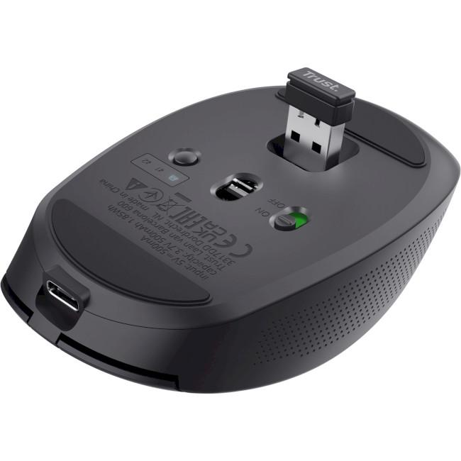Компьютерная мышь Trust Ozaa Compact Multi-Device Wireless Черный (24819) - фото 5