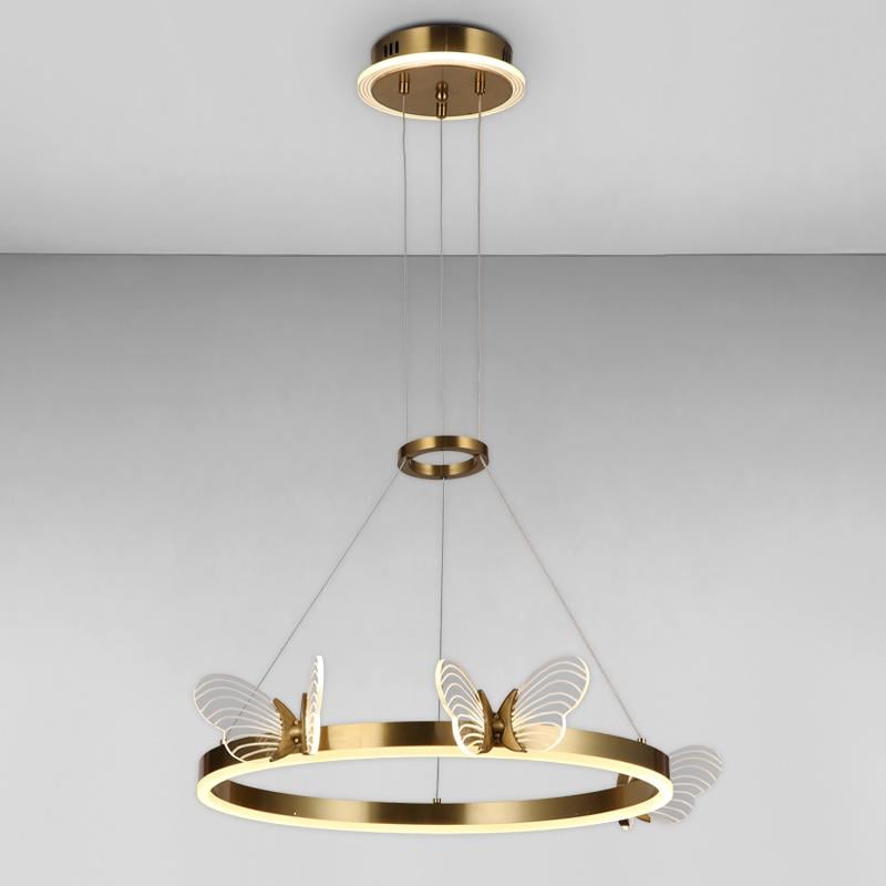 Люстра подвесная светодиодная Light House LS-18090 LED 23 W Бронзовый