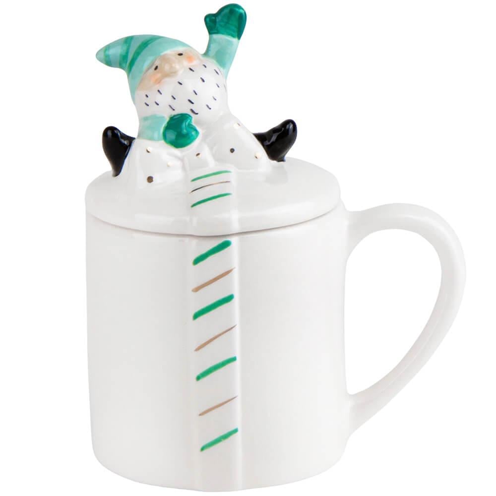 Чашка новогодняя Elisey 4000-046 Подарок от Санты 14,8 см Белый (118-81-4000-046)