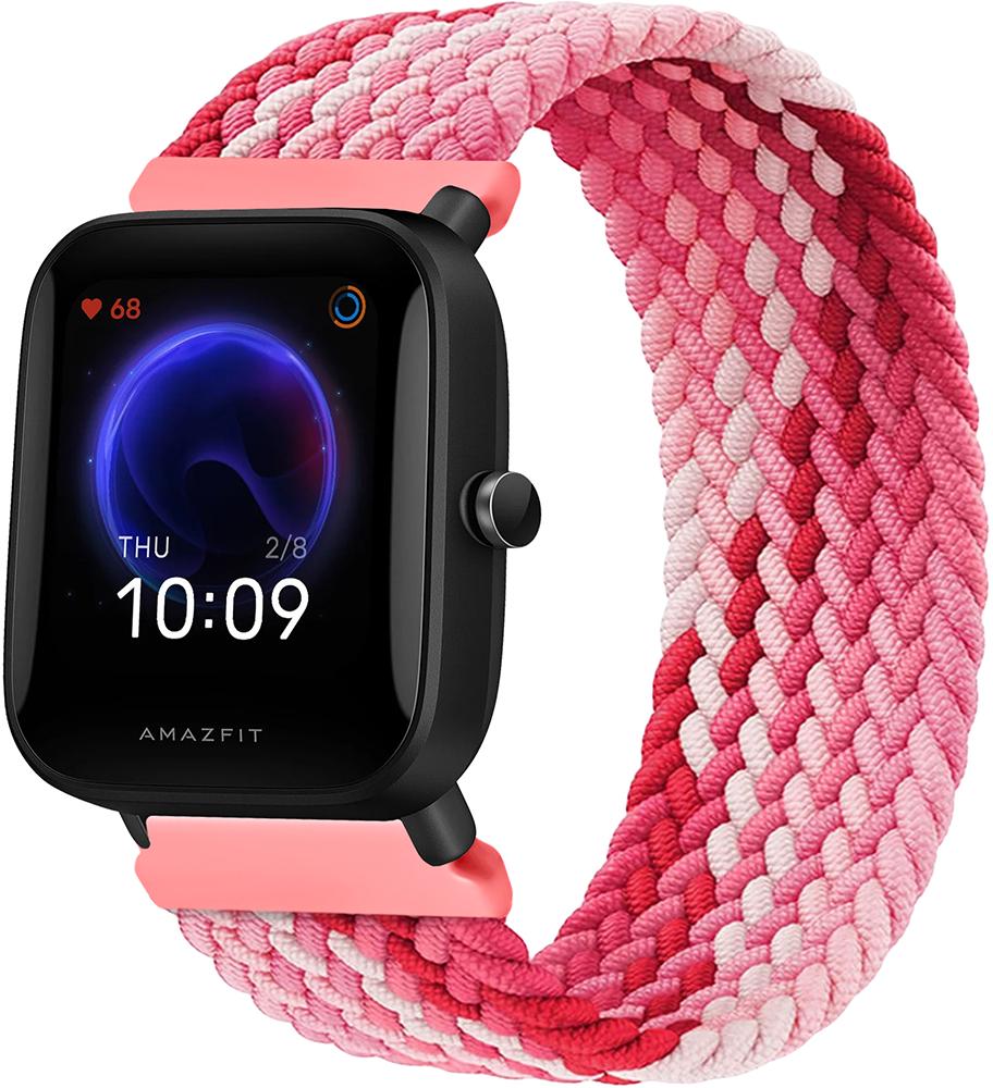 Ремешок Solo Loop Multi для Amazfit Bip U Pro (135 мм) Pink/White (23428-52)