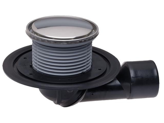 Трап HL80R для балконов и террас с морозостойким запахоустойчивым насадкакруглая DN50/75 мм (14368521)
