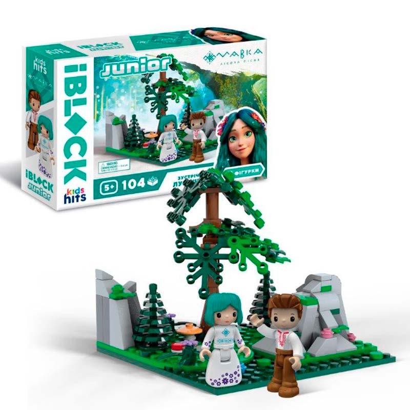 Конструктор Kids hits Iblock JUNIOR МАЛКА PL-921-520 104 дет. с 2 фигурками (31955583)