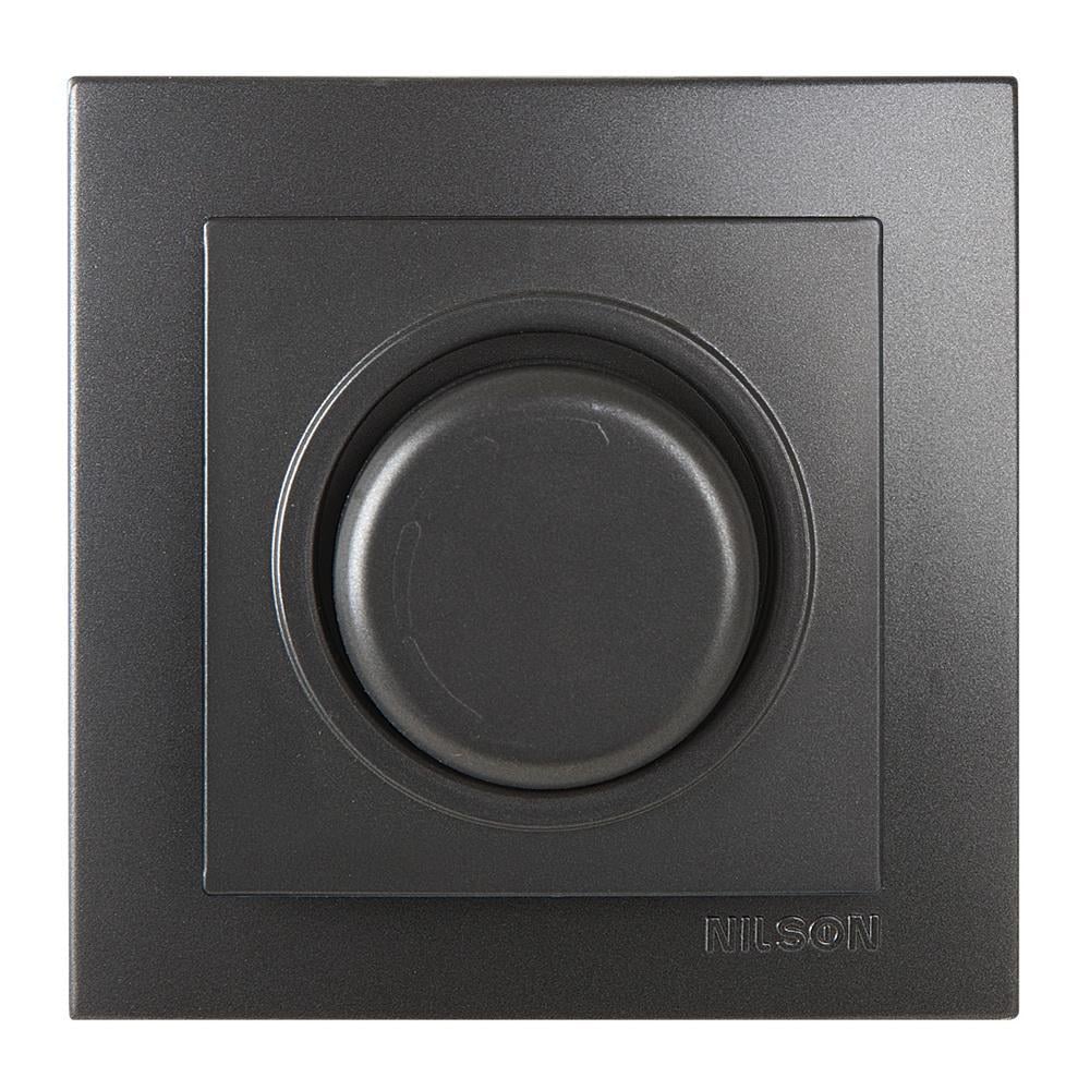 Світлорегулятор Nilson Touran 1000W з підсвічуванням Антрацит (24161053)