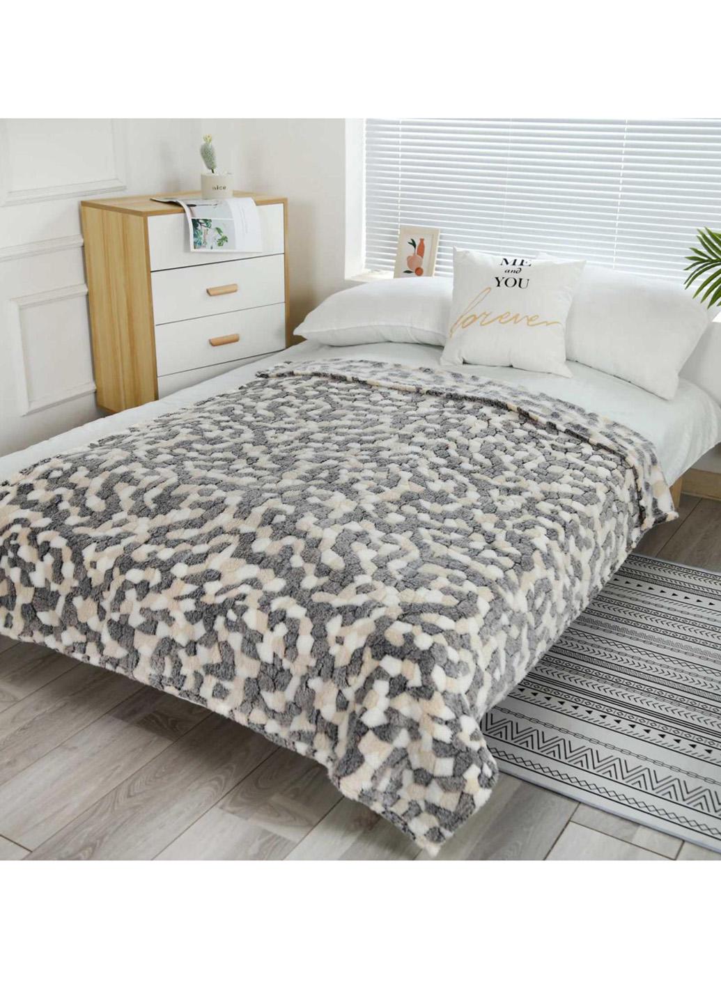 Покрывало велюровое с рисунком 200х180 см (103320-9)