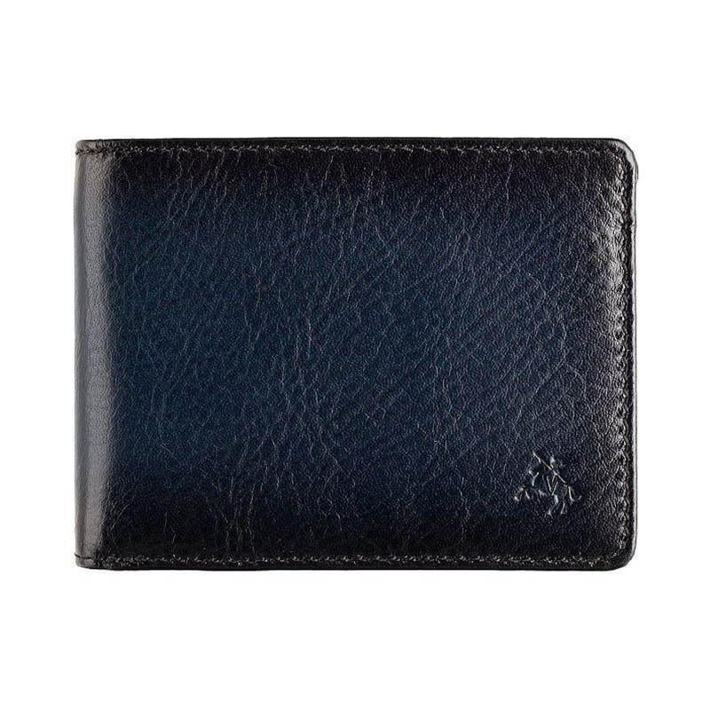 Портмоне мужское кожаное Visconti Roland c RFID Burnish Blue (AT63 BLUE)