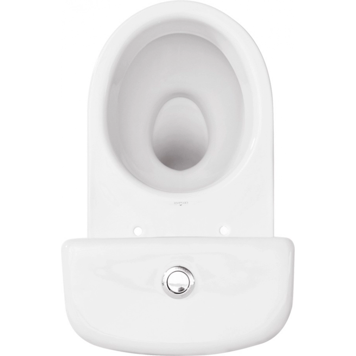 Компакт Cersanit Merida косой слив/3/6 л/нижний подвод воды/сиденья дюропласт антибактериальный (160418951) - фото 2