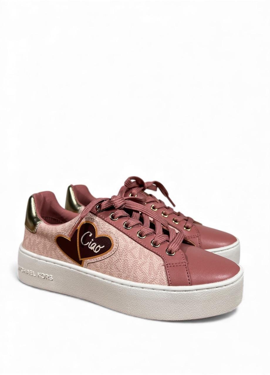 Кросівки жіночі Michael Kors Poppy Lace Up р. 36/US 5,5M/22,8 см Рожевий (2834050786)