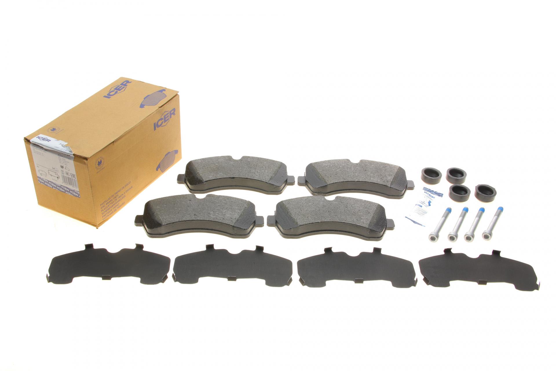 Колодки тормозные передние ICER для MB Sprinter 906,907,910 210-519CDI/VW Crafter 30-35/30-50 06-спарка (141785)