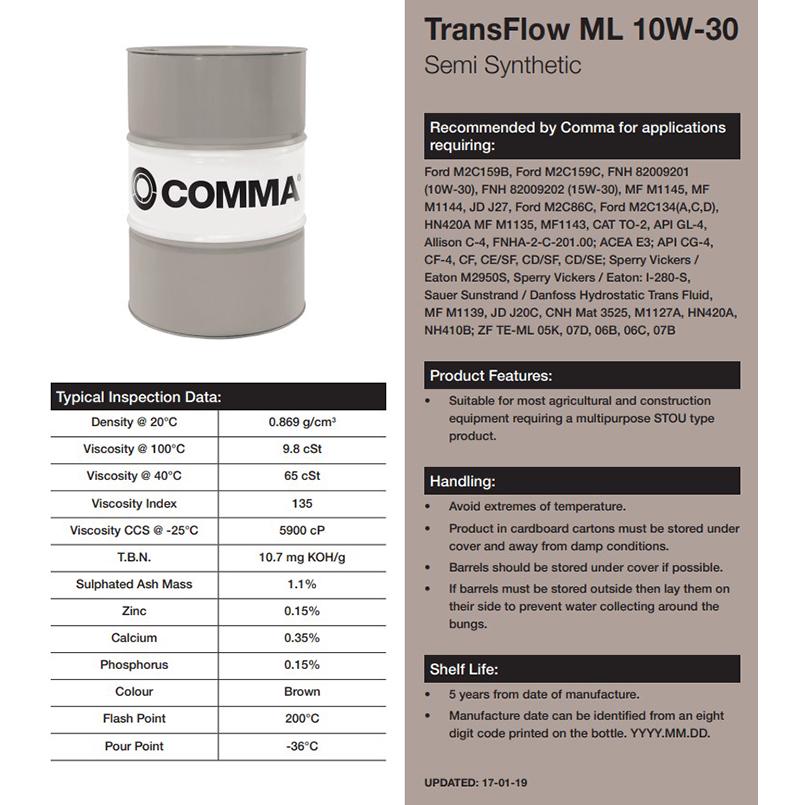 Масло моторное Transflow ML 10W-30 20 л - фото 2