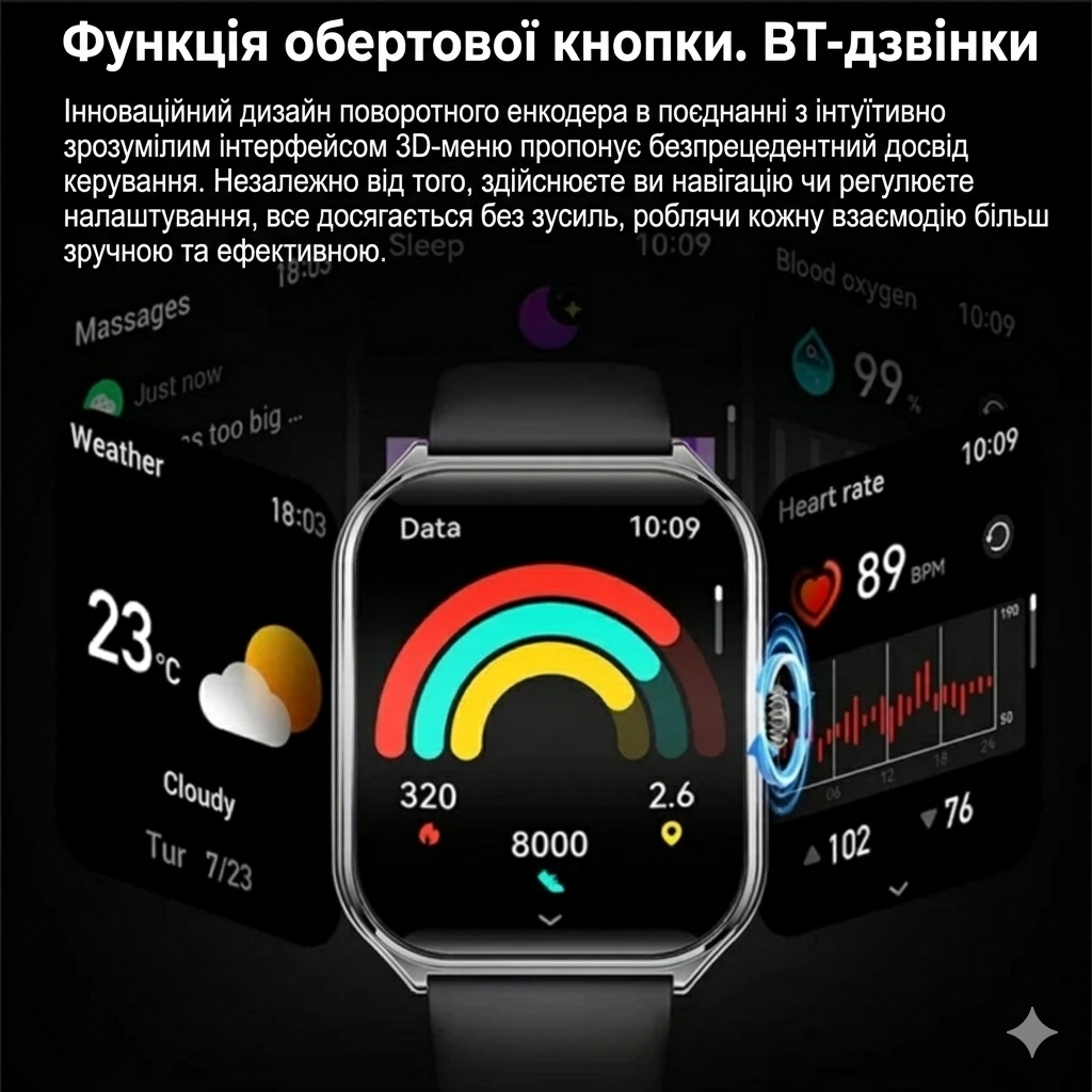 Смарт-часы FitCloudPro MT61 AMOLED Silver - фото 6