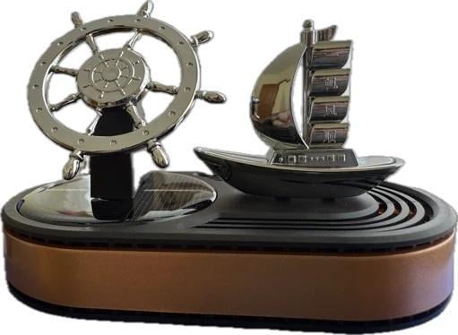 Ароматизатор в автомобіль Корабель К2 на сонячній батареї (Е051459) - фото 3