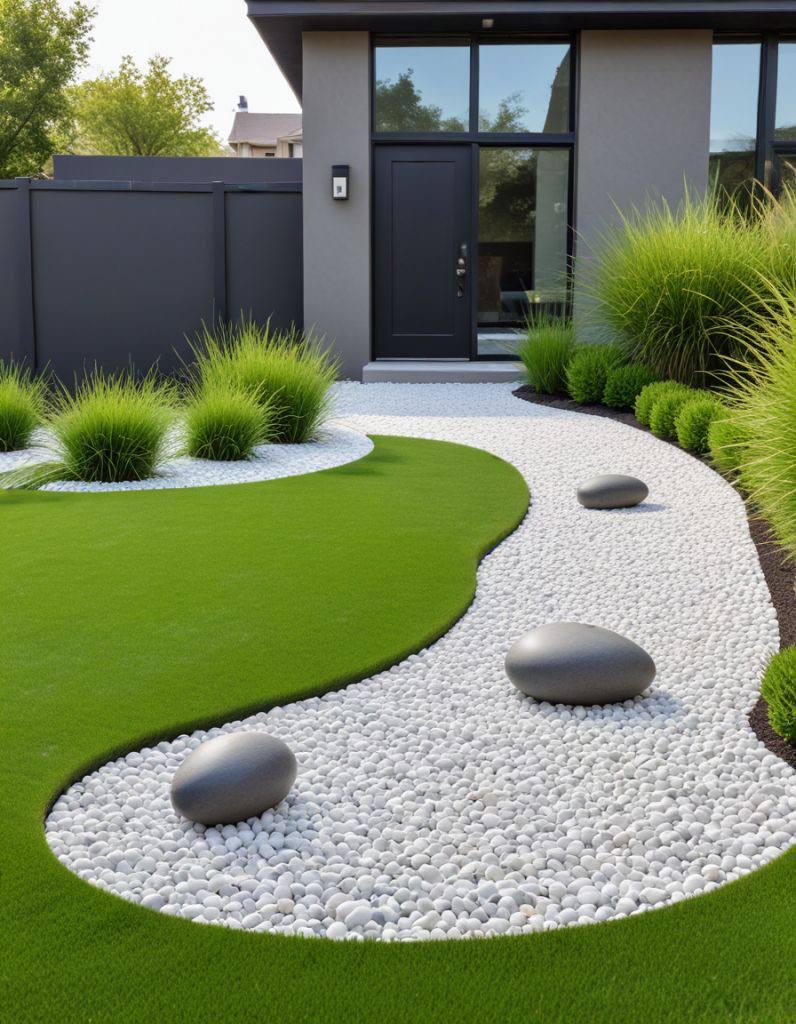 Галька Каменный двор фр. 20-40 мм Белый (1237) - фото 2 Галька Каменный двор фр. 20-40 мм Белый (1237) - фото 2