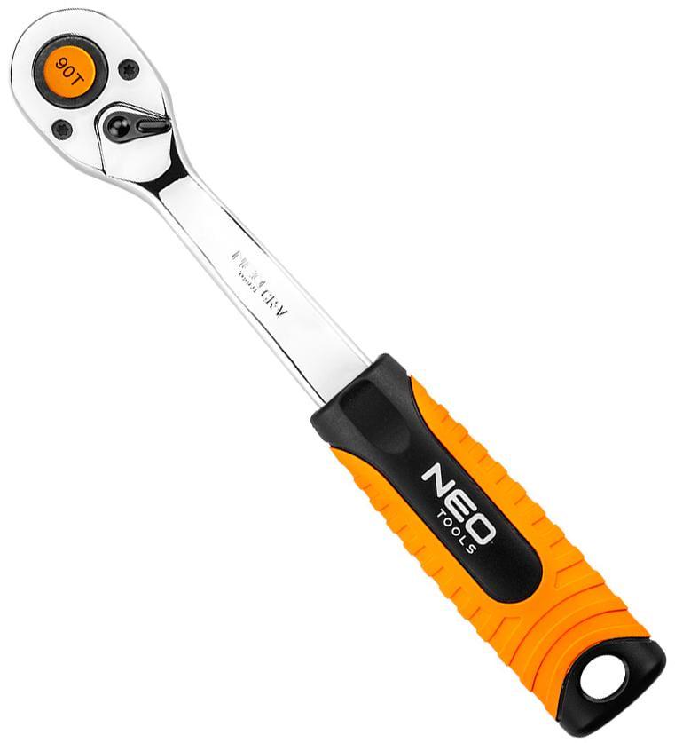 Ключ-трещотка Neo Tools 155 мм 1/4" (26462)