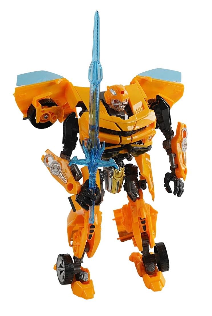 Трансформер Robot з зброєю пластиковий Yellow (162001)