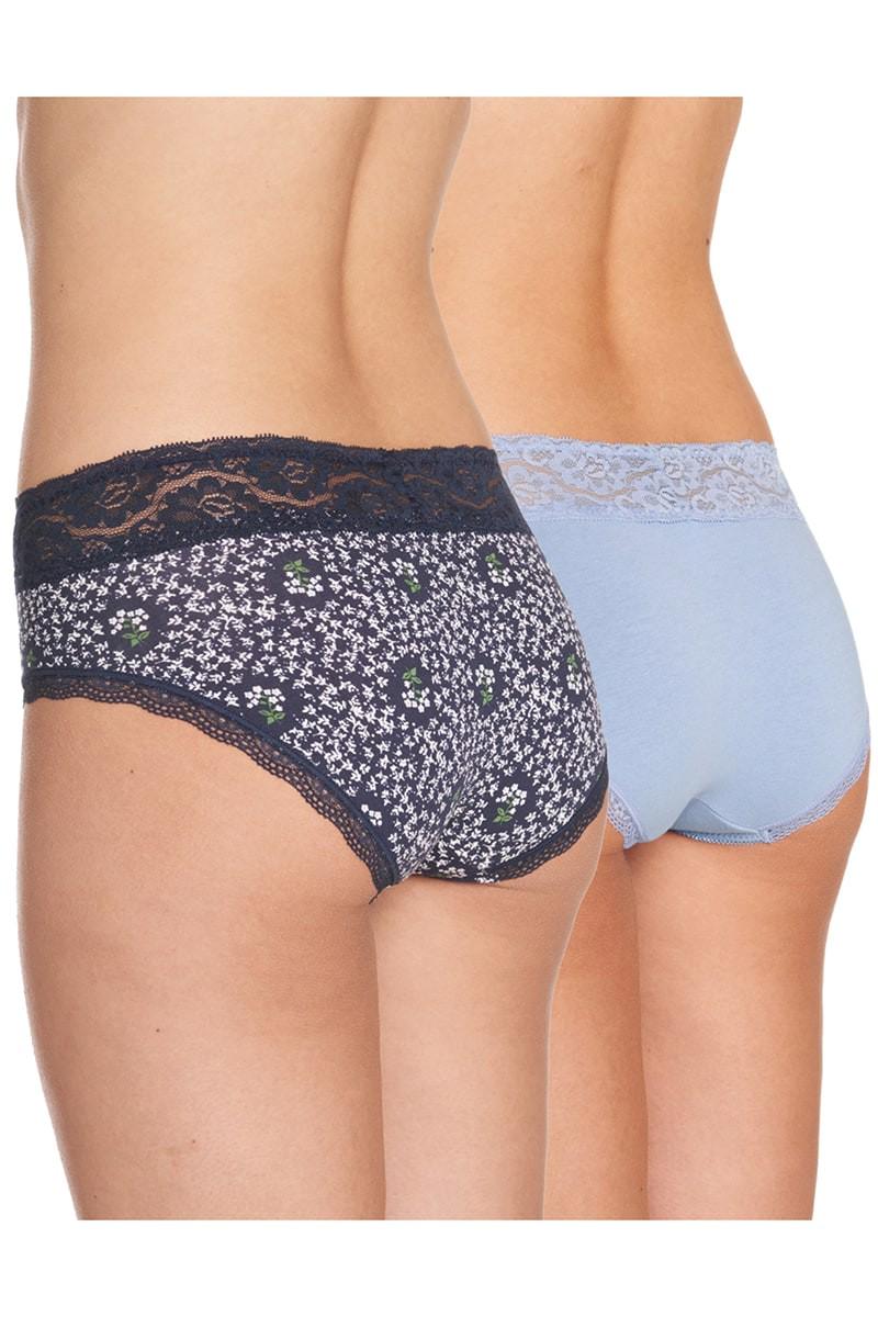 Трусики-шортики Key р. 6/XXL 2 шт. Синий/Серый (77520)