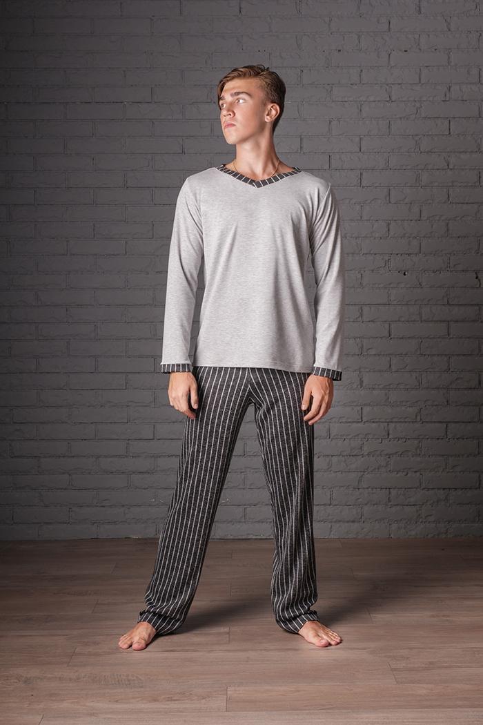 Джемпер мужской пижамный Komilfo Karl 6001 L Серый (15172)