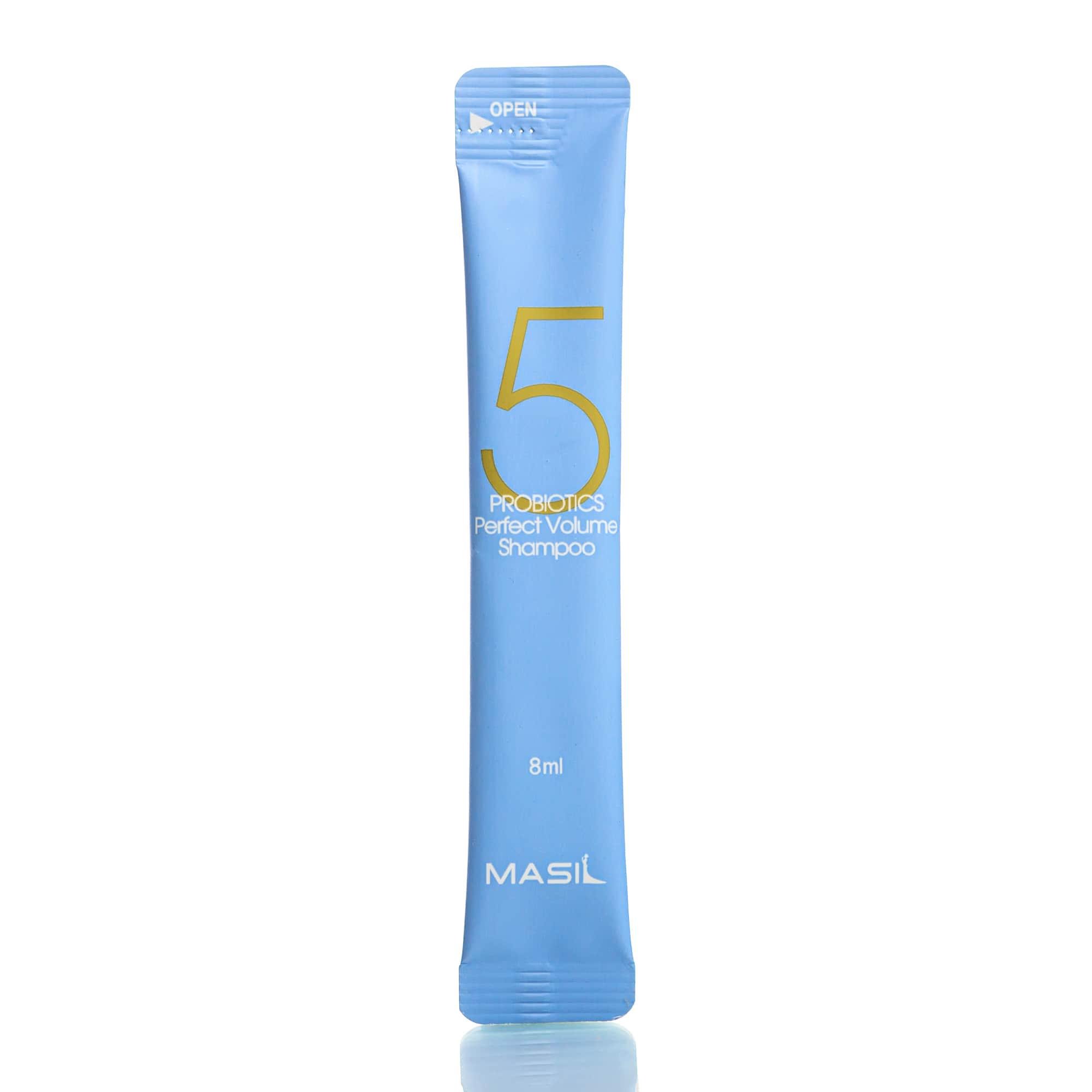 Шампунь для об'єму волосся з пробіотиками Masil 5 Probiotics Perfect Volume Shampoo 8 мл - фото 1