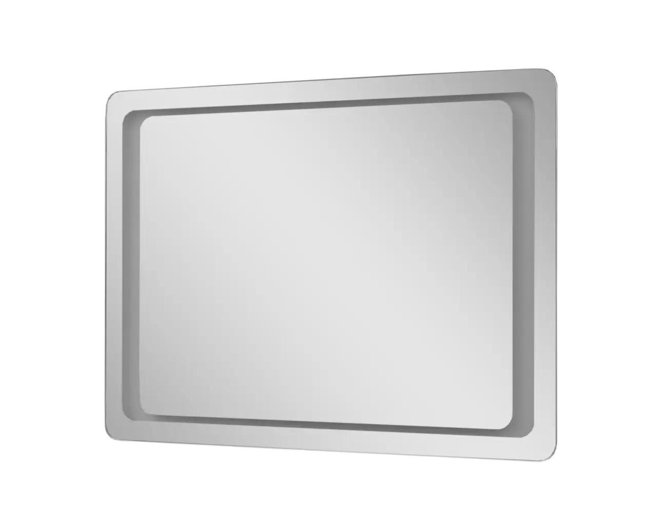 Дзеркало підвісне Пандора з підсвічуванням LED у ванну кімнату 800x600 мм