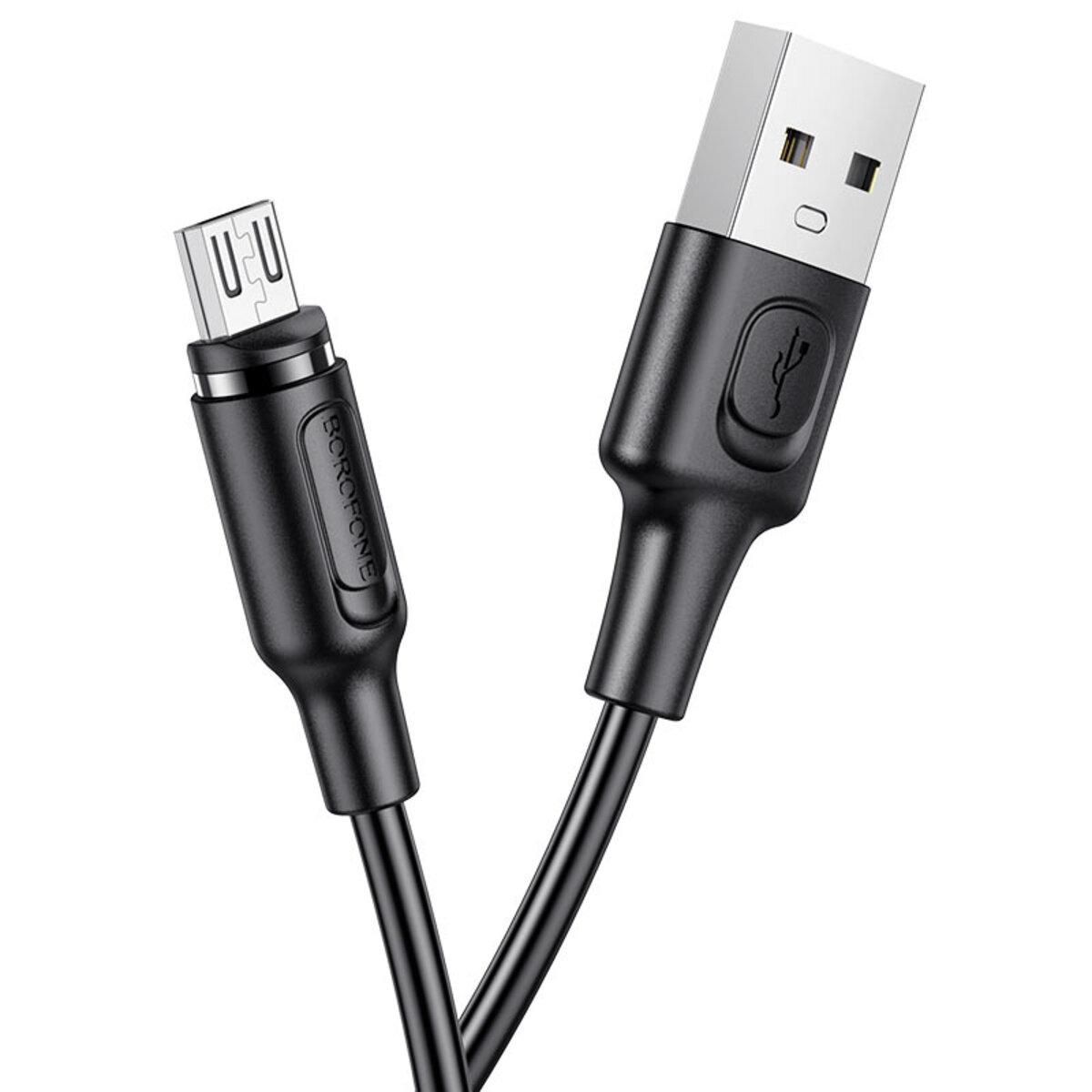 Кабель Borofone Charge OTG BX41 Amiable magnetic USB To Micro USB 24 A 1 м Black (564194) Кабель Borofone Charge OTG BX41 Amiable magnetic USB To Micro USB 24 A 1 м Black (564194)