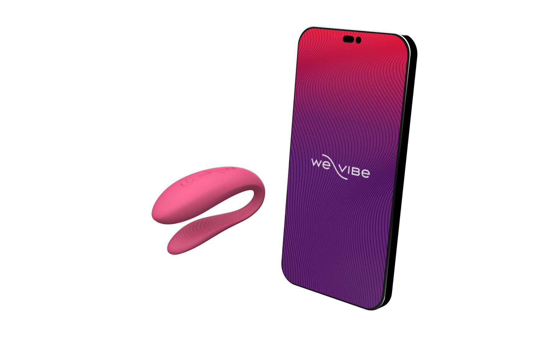 Смарт-вібратор для пар We-Vibe Sync Lite Pink (SO8766)