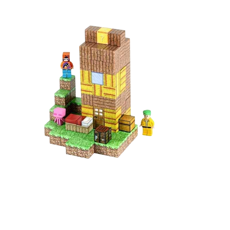 Конструктор магнітний Minecraft LZCK076 фігурки героїв 106 елементів (MTT-198618)