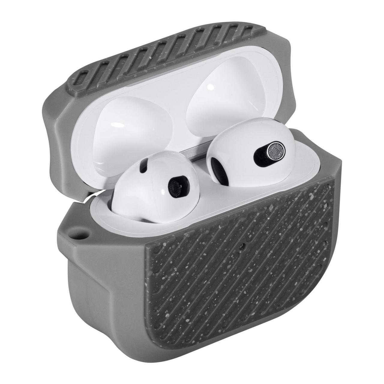 Чехол для наушников с карабином Laut Capsule IMPKT for AirPods 3, Fog Grey (L_AP4_CA_FG) - фото 4