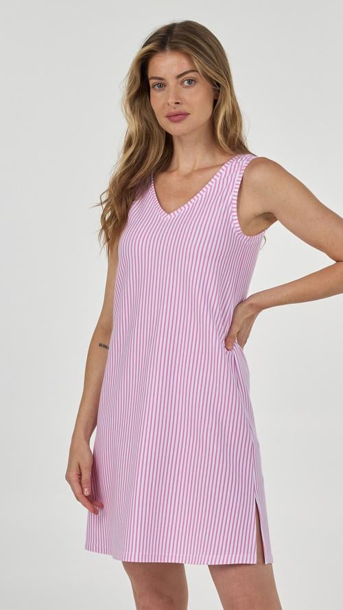 Рубашка платье домашние Ellen Ise cream time lpk 110/31/02 M Розовый