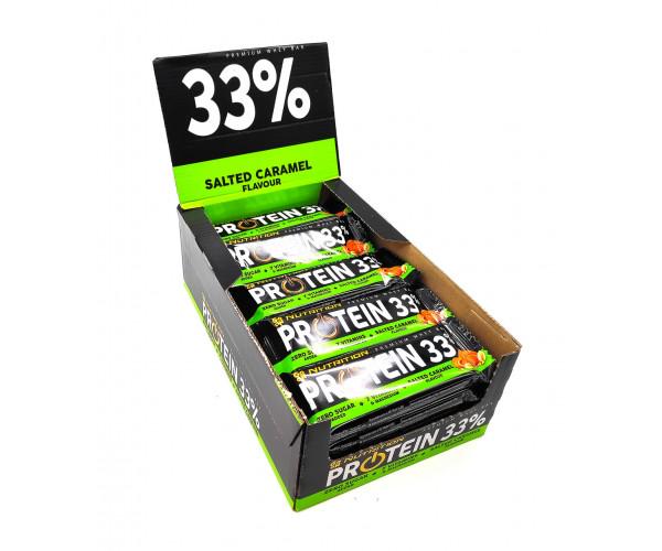 Протеїнові батончики Go On Nutrition Protein Bar 33% Солона карамель 50 г 25 шт