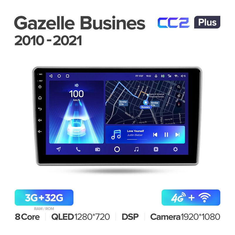 Автомагнитола штатная Teyes CC2 Plus для GAZ Gazelle Busines 2010-2021 Android (1798650909) - фото 2