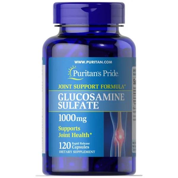 Препарат для суставов и связок Puritan's Pride Glucosamine Sulfate 1000 мг 120 Caps