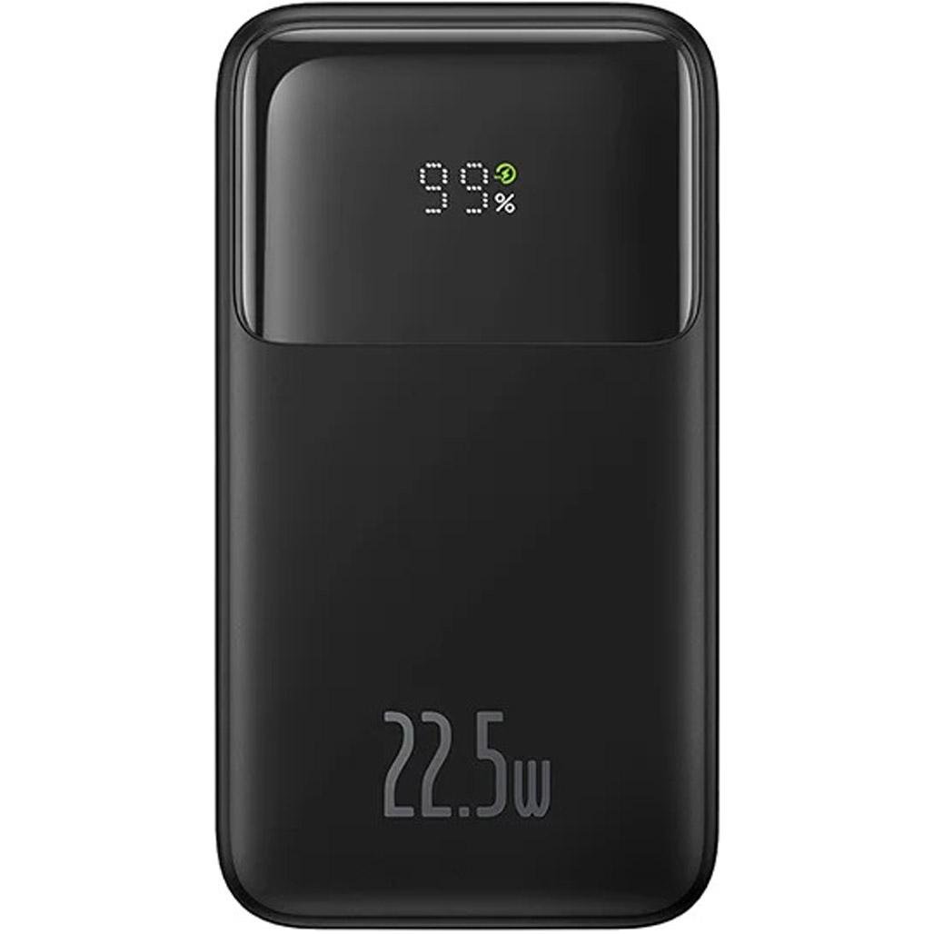 Зовнішній акумулятор Baseus Comet Digital Display 10000 mAh 22,5W Black (PPMD020001)