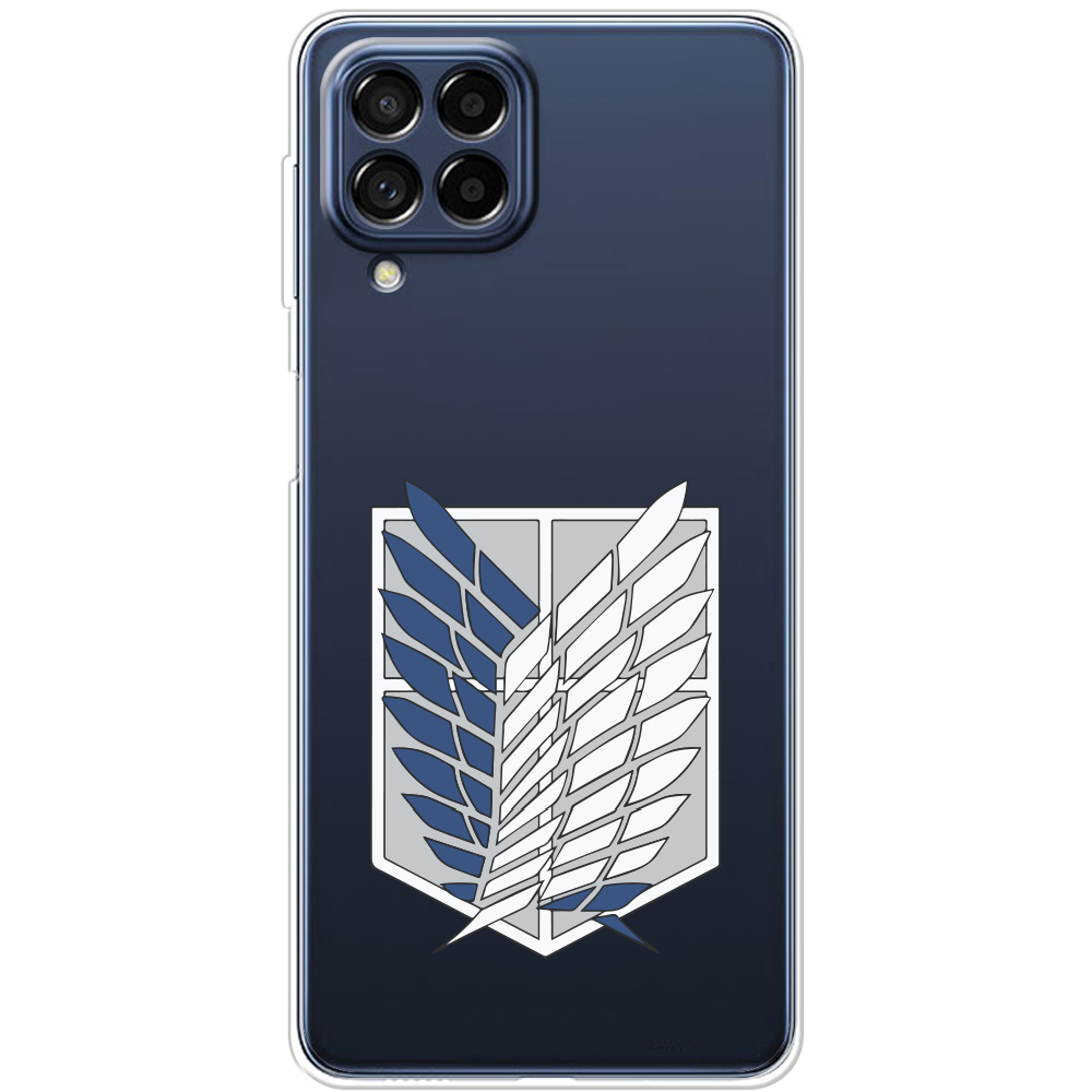 Чехол BoxFace Samsung Galaxy M53 5G (M536) Атака Титанов Крылья Свободы Прозрачный силикон (44473-bk88-44473)